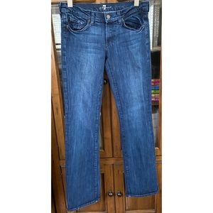 7 For All Mankind Bootcut Denim Jeans Sz 29